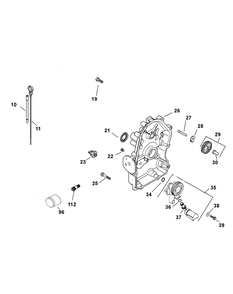 Kohler Ch640-3053 Lubrication Diagram and Parts List for 465 4X4-1G202Z-1G313Z-37BCD010 Cub Cadet Lawn Tractor Accessories